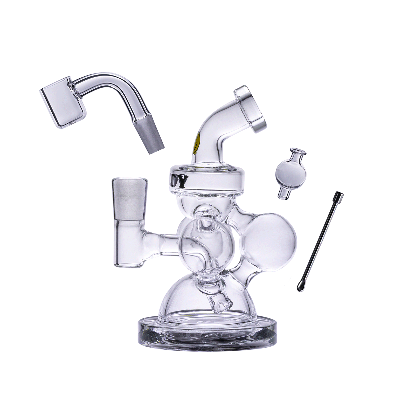 Goody Glass - Atom Mini Dab Rig 4-Piece Kit