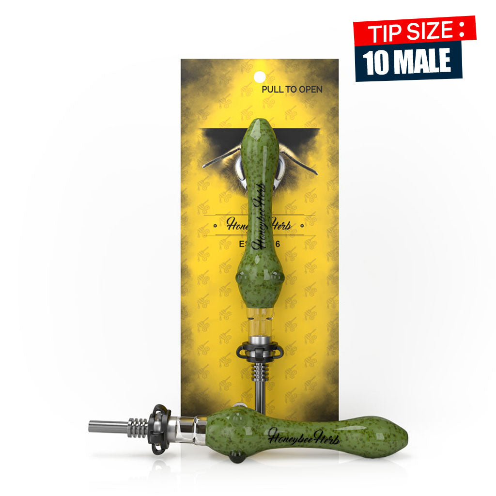 SPECKLED GLASS NECTAR COLLECTOR