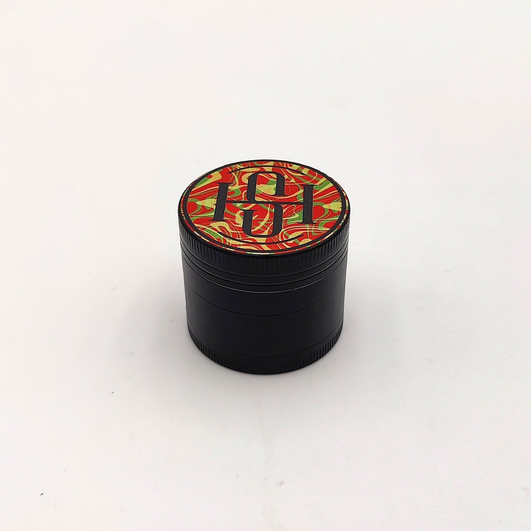 High Society - 4 PC 40mm Ceramic Teflon Coated Grinder - Rasta