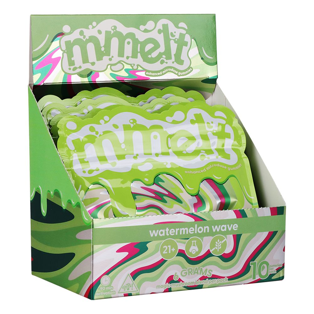 Mmelt Microdose Mushroom Gummies | 6g | 10pc | 6pk Display