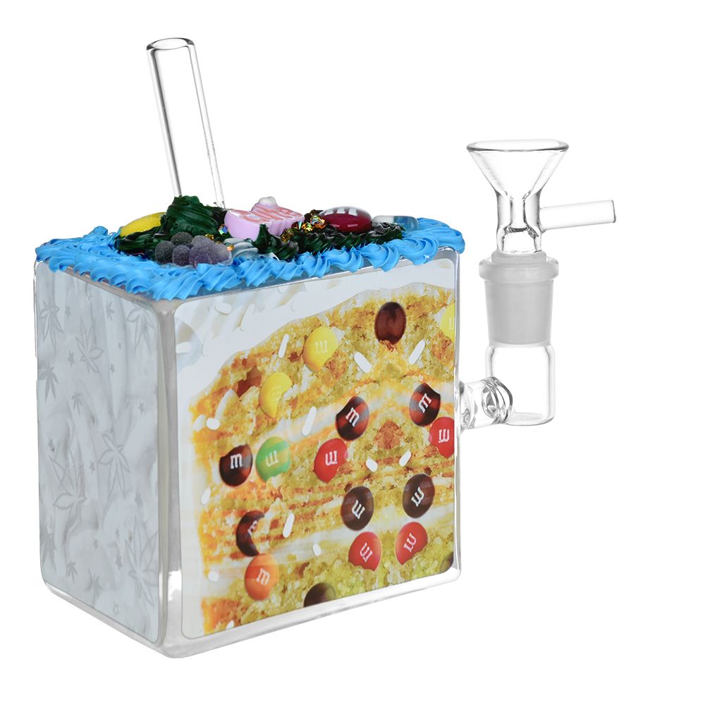 Dabtized Cake 'n' Bake Glass Water Pipe - 5.5" / 14mm F