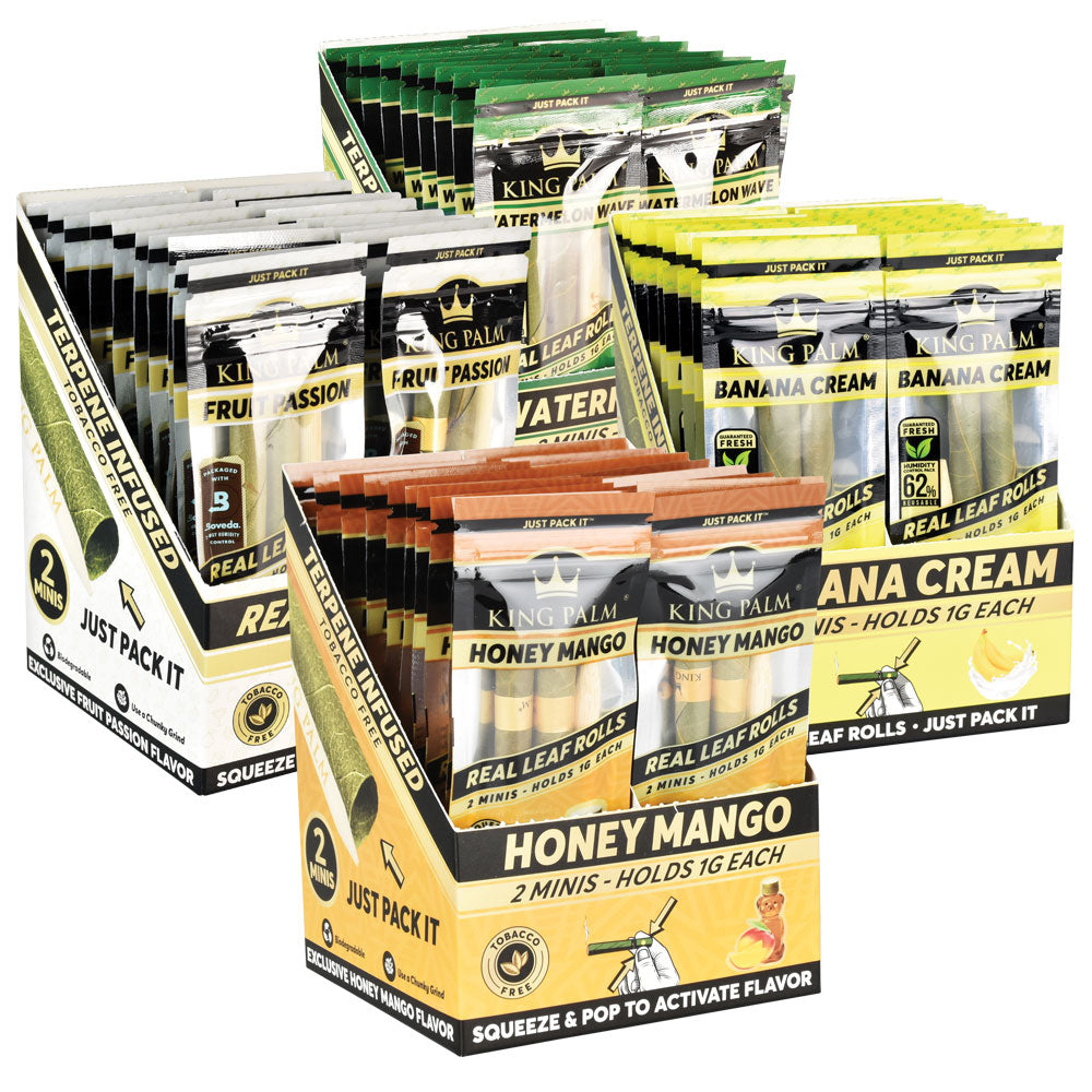 King Palms Hand Rolled Leaf Mini - 2pk 20pcs