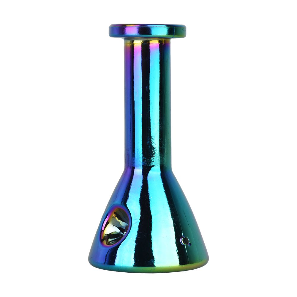 Electroplated Beaker Glass Hand Pipe - 5" / 5ct