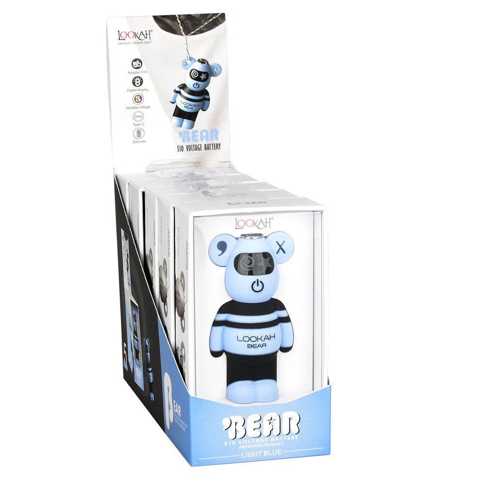 Lookah Bear 510 Battery | 500mAh | 5pc Display It's A Dream Smoke Shop Lookah Bear 510 Battery | 500mAh | 5pc Display It's A Dream Smoke Shop