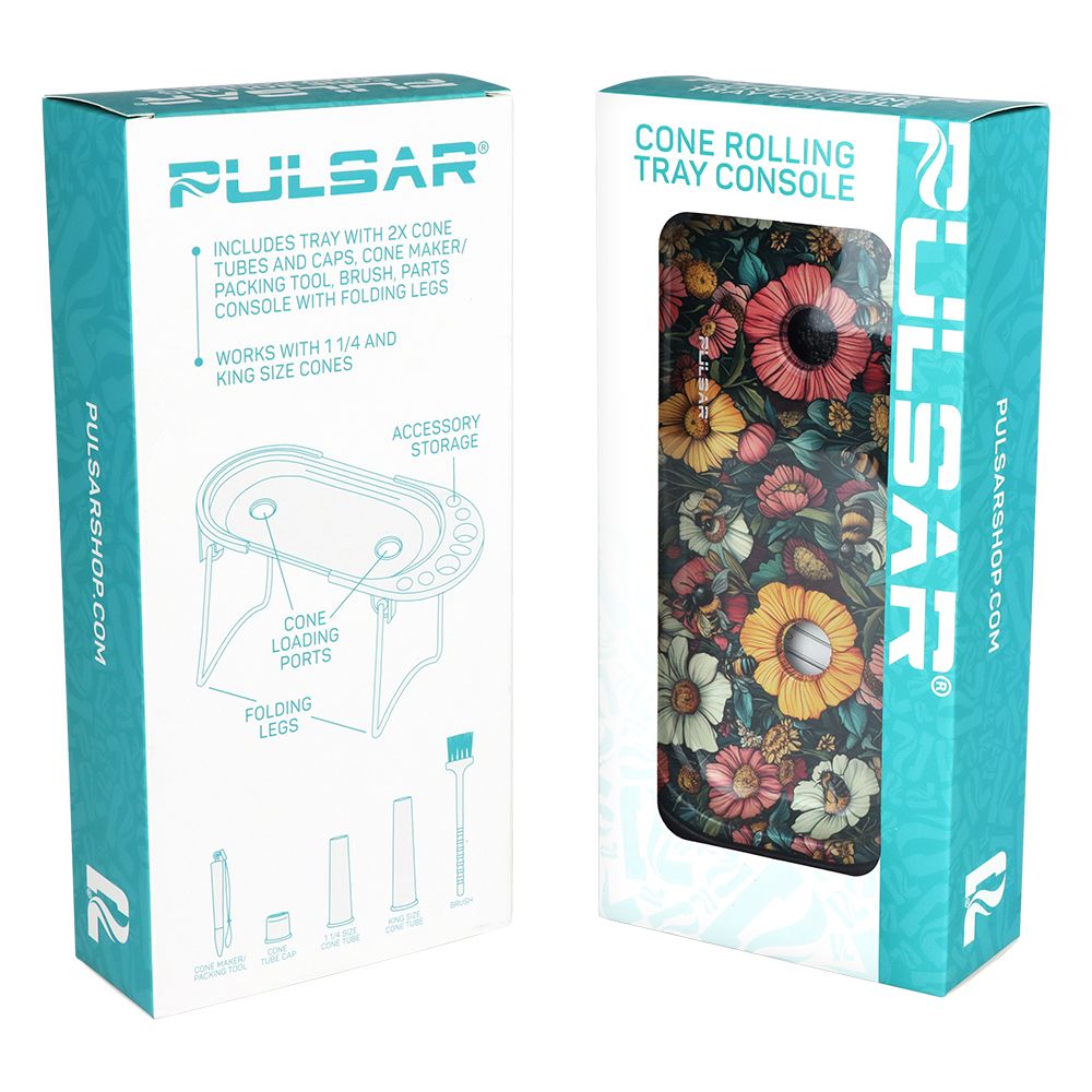 Pulsar Elevated Cone Rolling Tray Console | 9.25"x4.25"