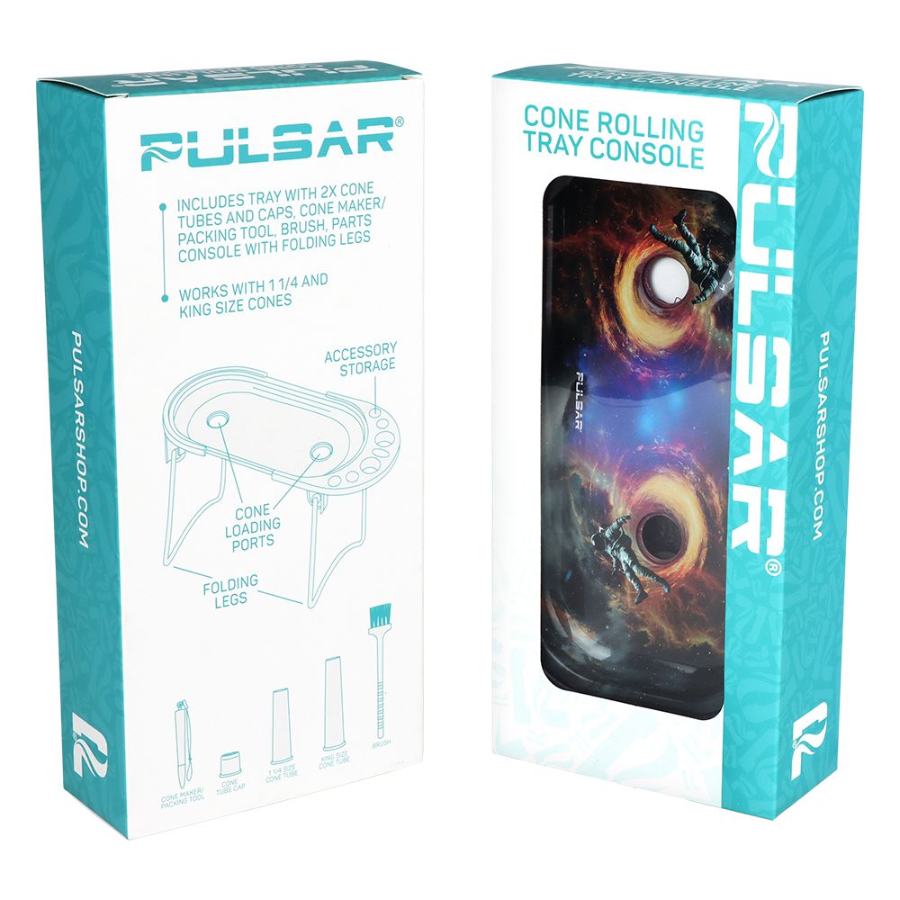 Pulsar Elevated Cone Rolling Tray Console | 9.25"x4.25"