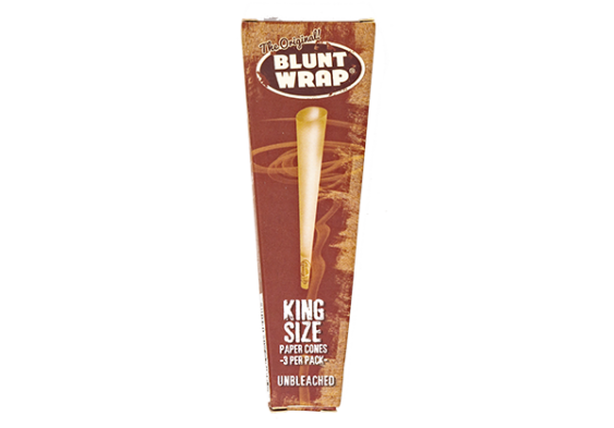 Orginal Blunt Wrap Unbleached Cones King Size 30 pc