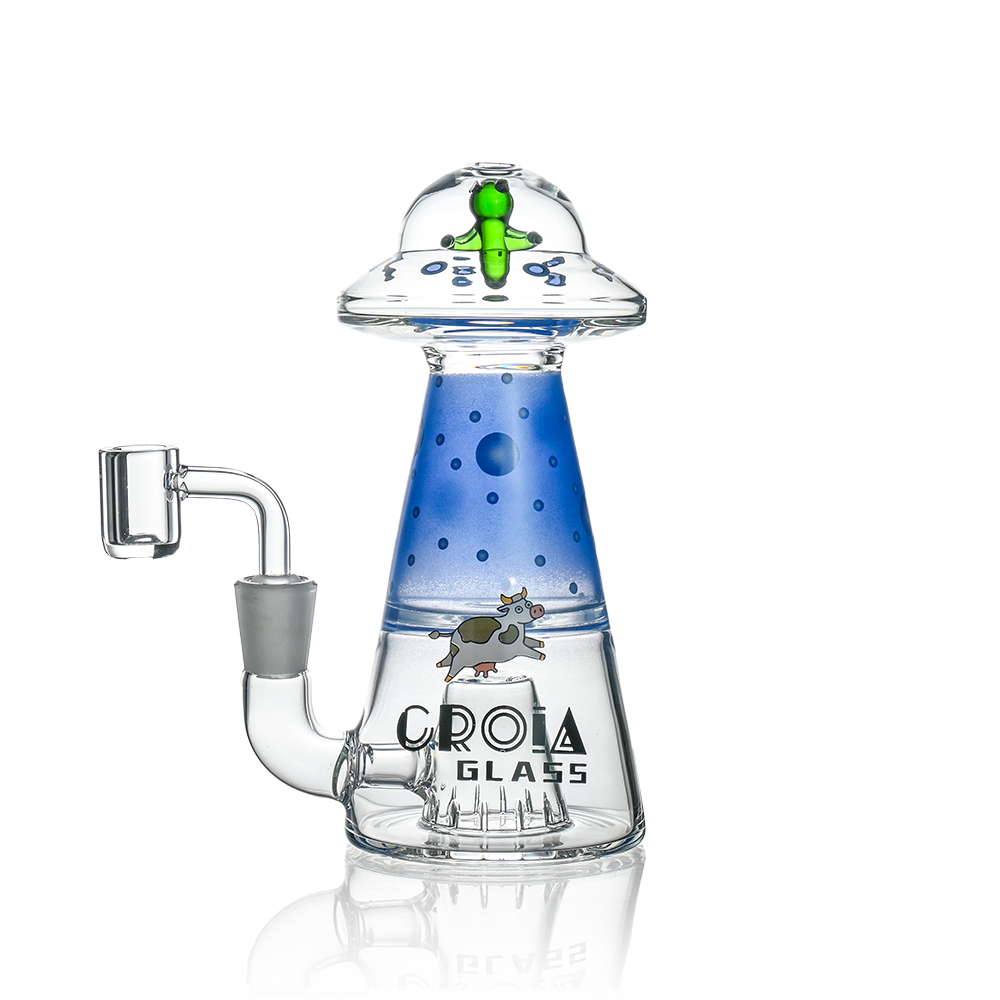 UFO Alien Dab Rig with Showerhead Perc | Croia Glass