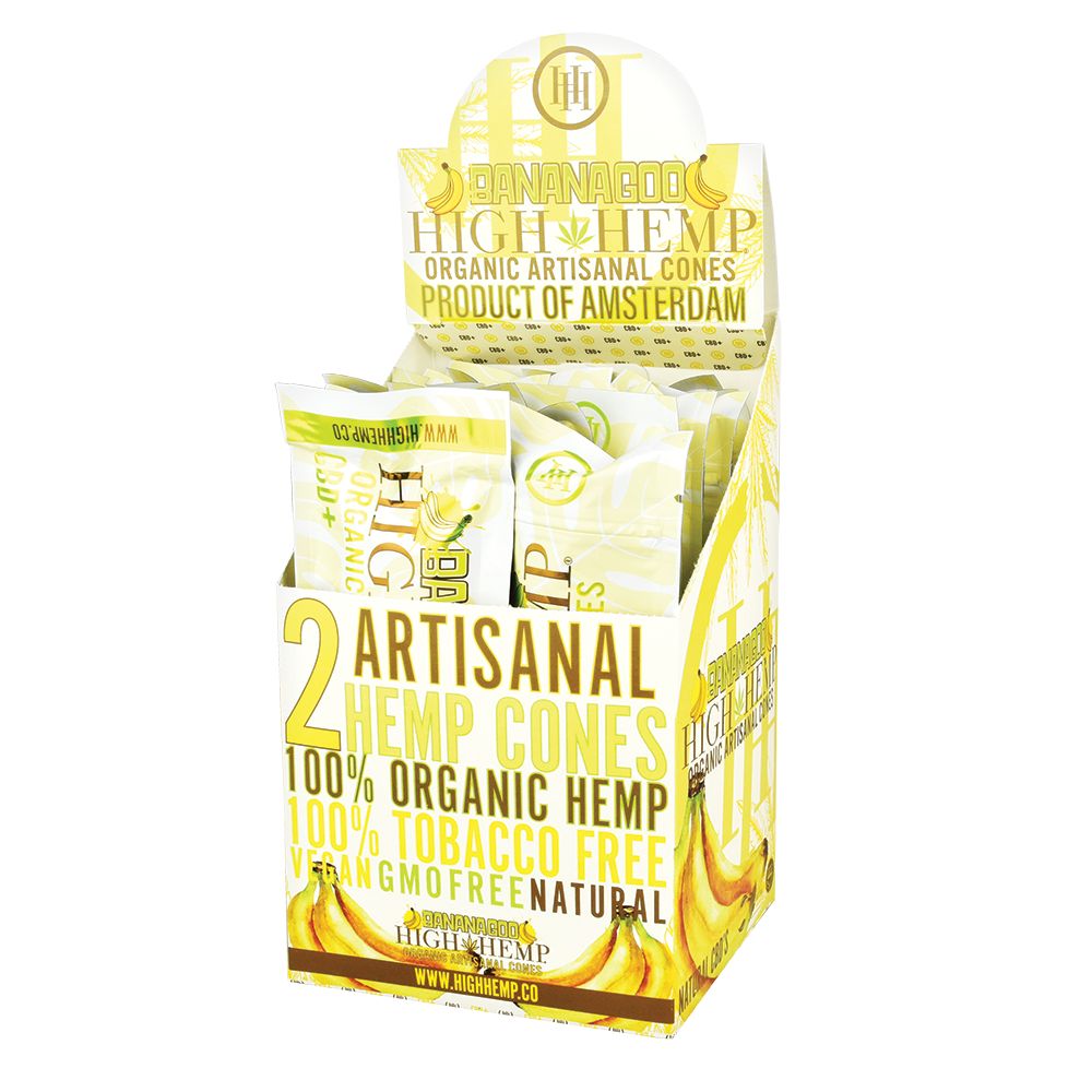 High Hemp Organic Artisanal Cones | 2pc | 15pk Display