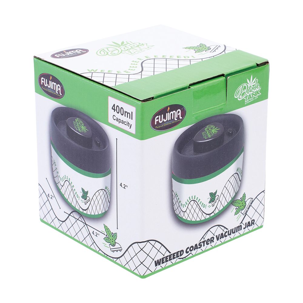 Fujima Dank Tank Vacuum Glass Jar - 4.2" / WEEEEED Roller Coaster