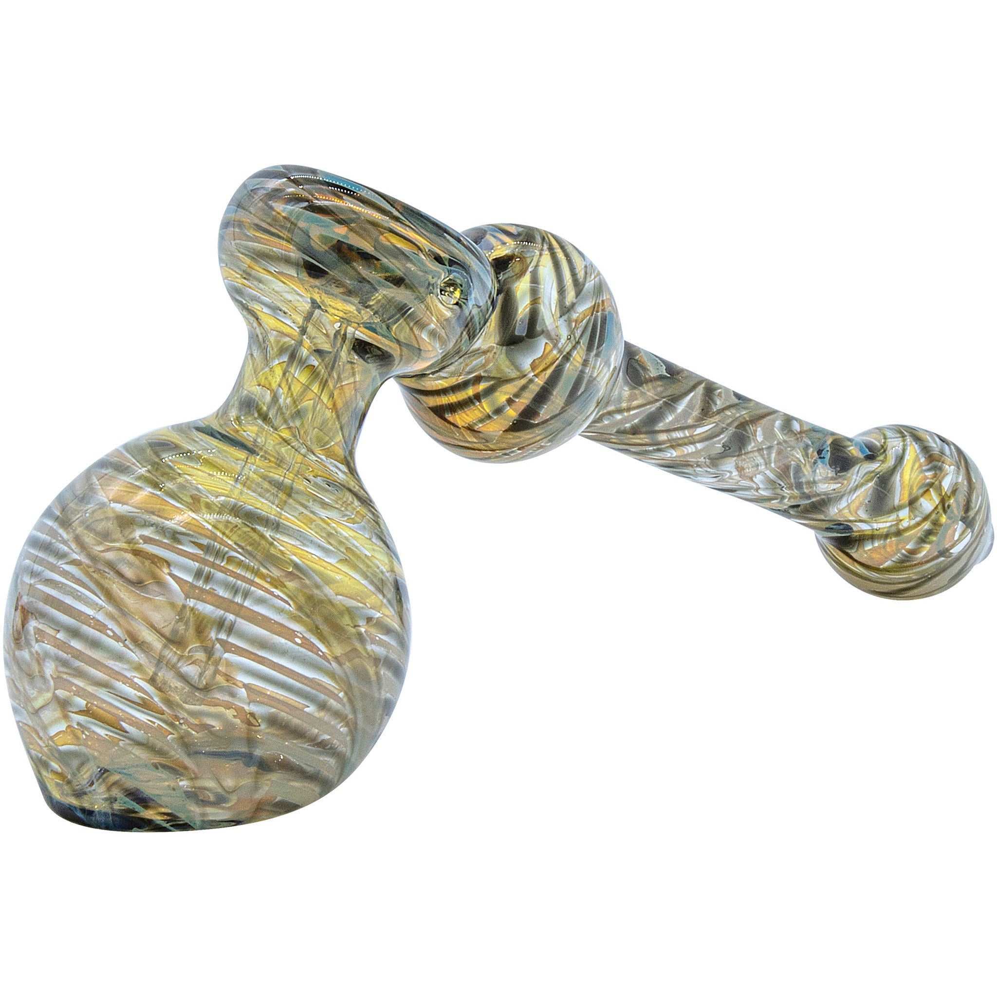 LA Pipes Full Rake Fumed Hammer Bubbler Pipe 6"