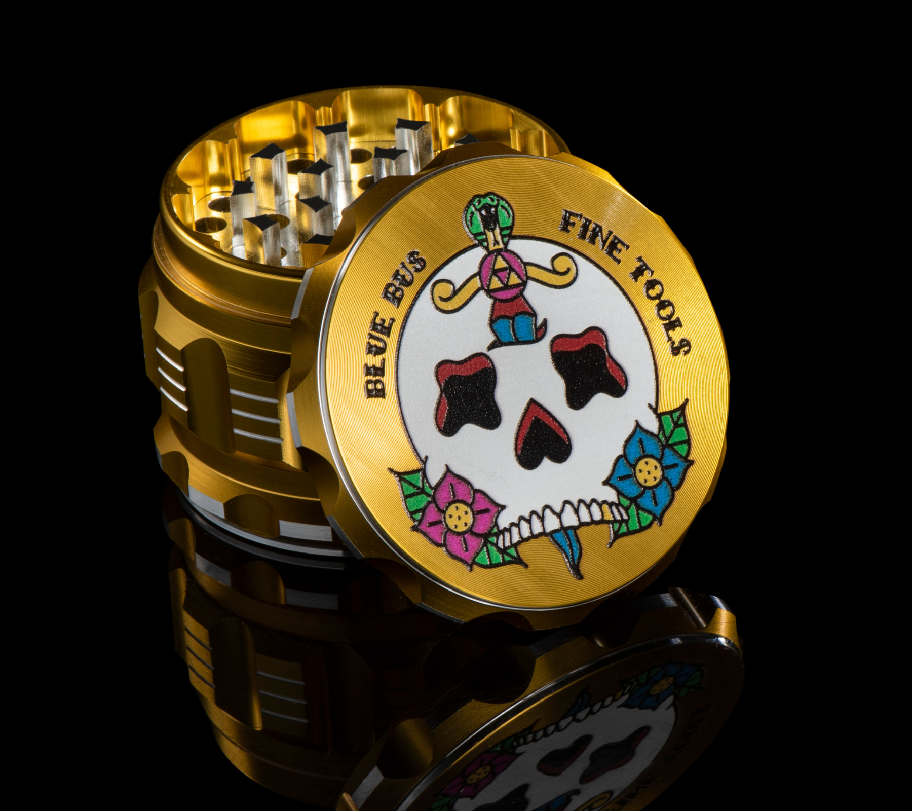 Bluebus GA Grinder Gold 2.5"