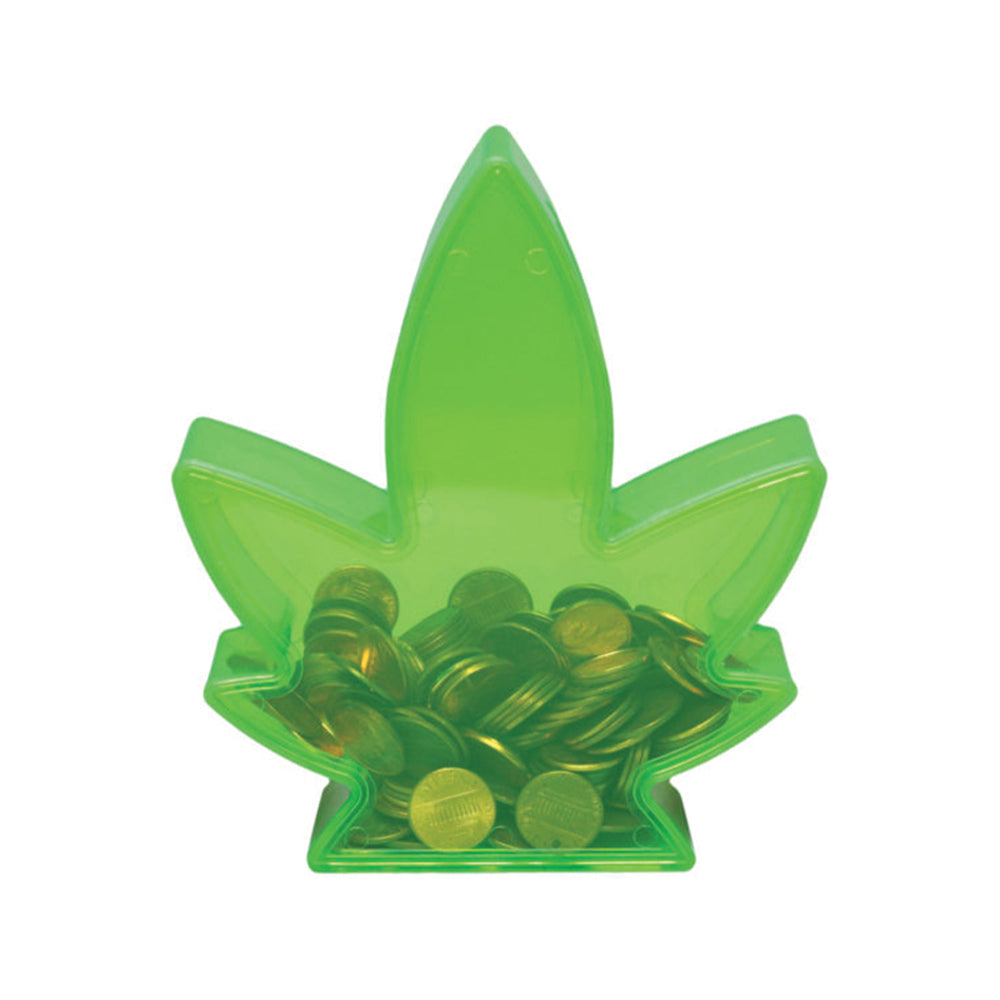 Potleaf Coin Bank Green