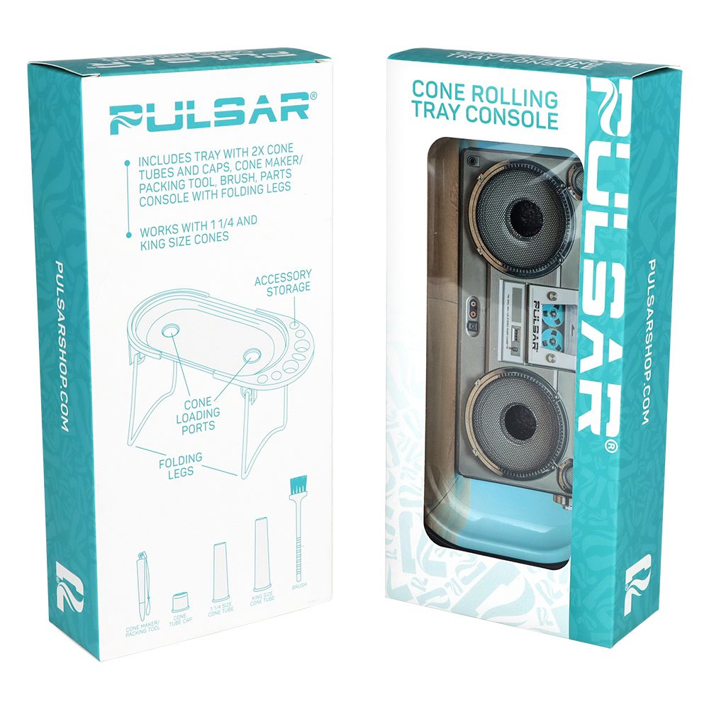 Pulsar Elevated Cone Rolling Tray Console | 9.25"x4.25"