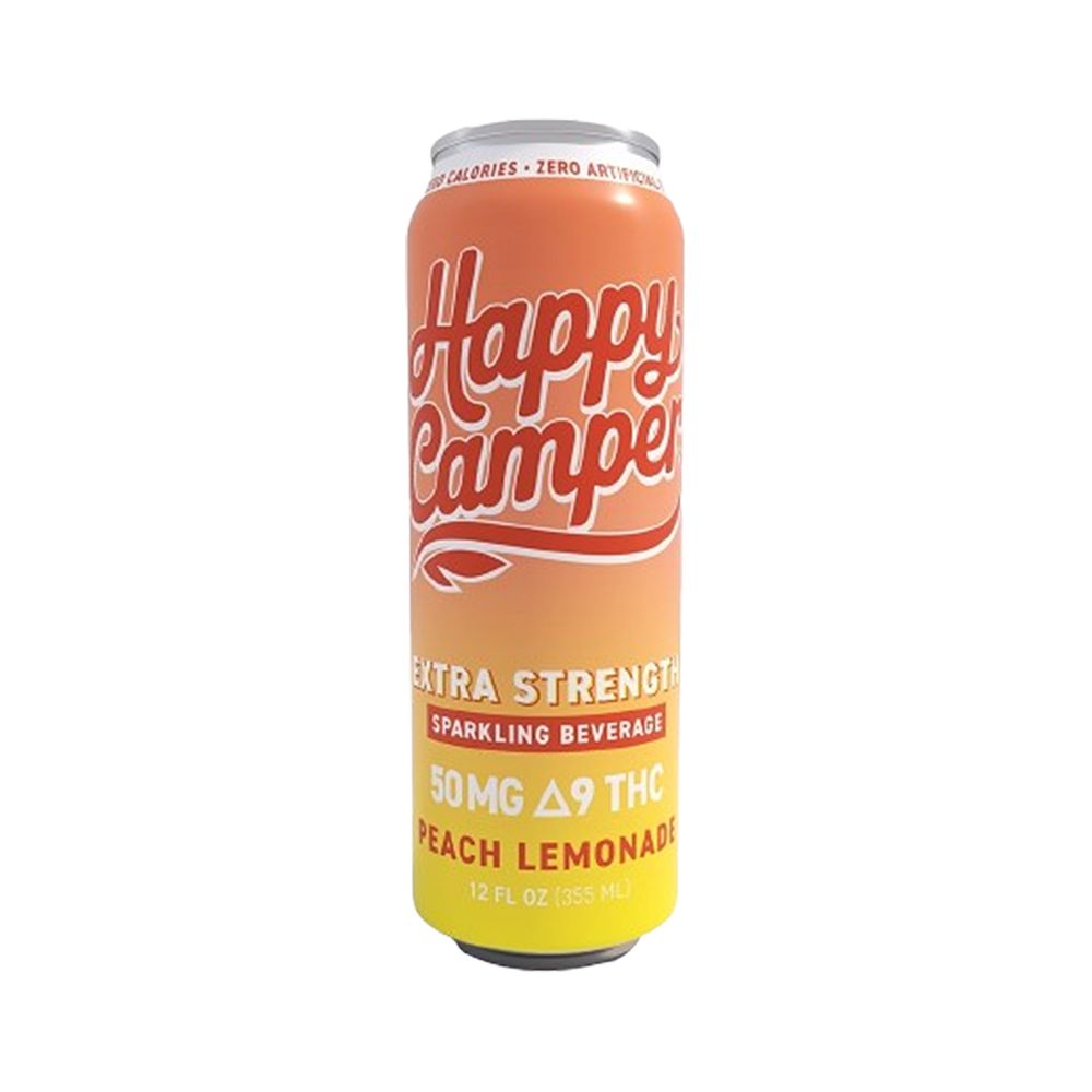 Happy Camper D9 THC Sparkling Beverage | 12oz | 50mg | 12ct Case