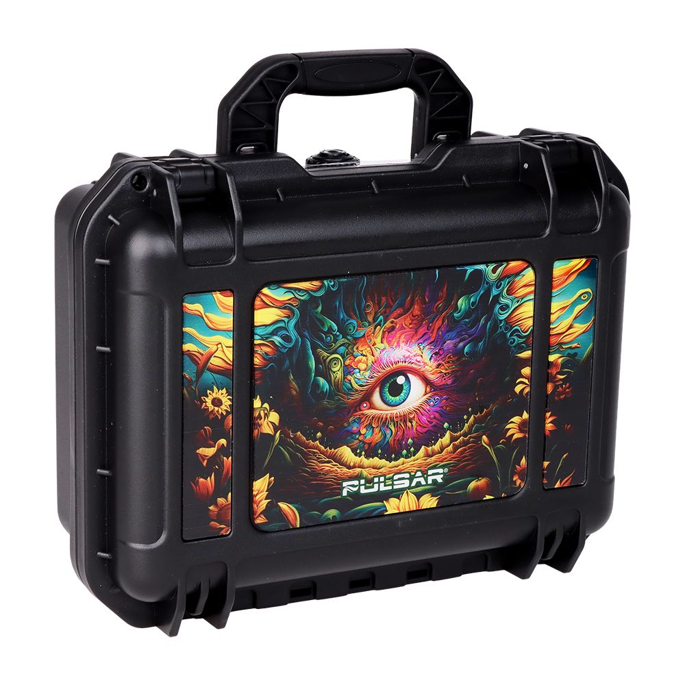 Pulsar Bent Neck Water Pipe Smoker's Hard Case Travel Set | 5.75" | 14mm F