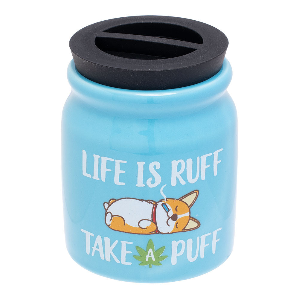 Fujima Cute'n'Punny Ceramic Stash Jar - 3fl oz / 12pcs
