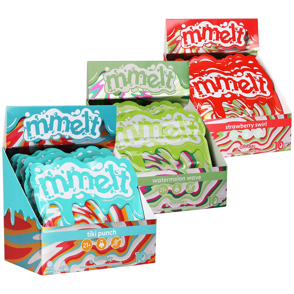Mmelt Microdose Mushroom Gummies | 6g | 10pc | 6pk Display