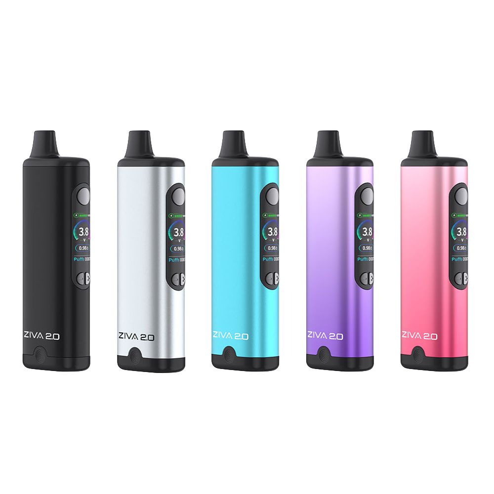 10CT DISPLAY - Yocan Ziva Pro 2.0 Auto-Draw 510 Battery - 650mAh / Assorted Colors