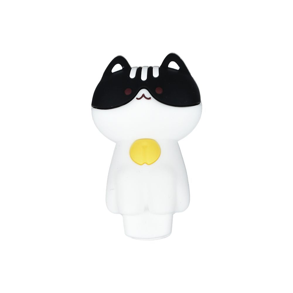 Kitty Cat Silicone Hand Pipe - 3.25" / Assorted Colors 3pcs