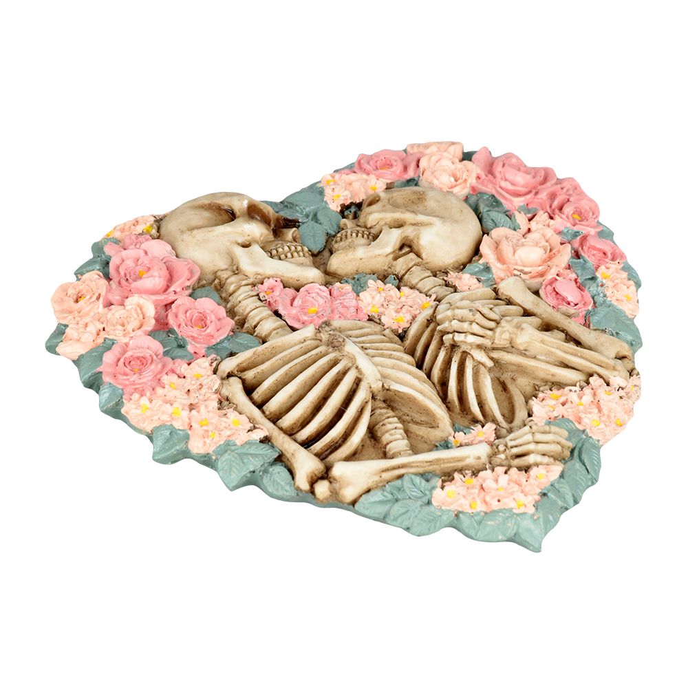Skeletons Embrace Incense Burner - 5.25" x 5.5"