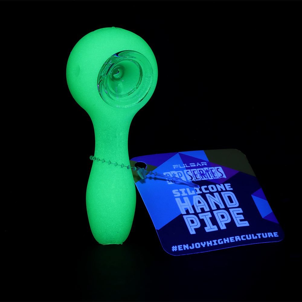 12CT DISPLAY - Pulsar RIP Series Silicone Spoon Pipe - 3.75" / Assorted Colors