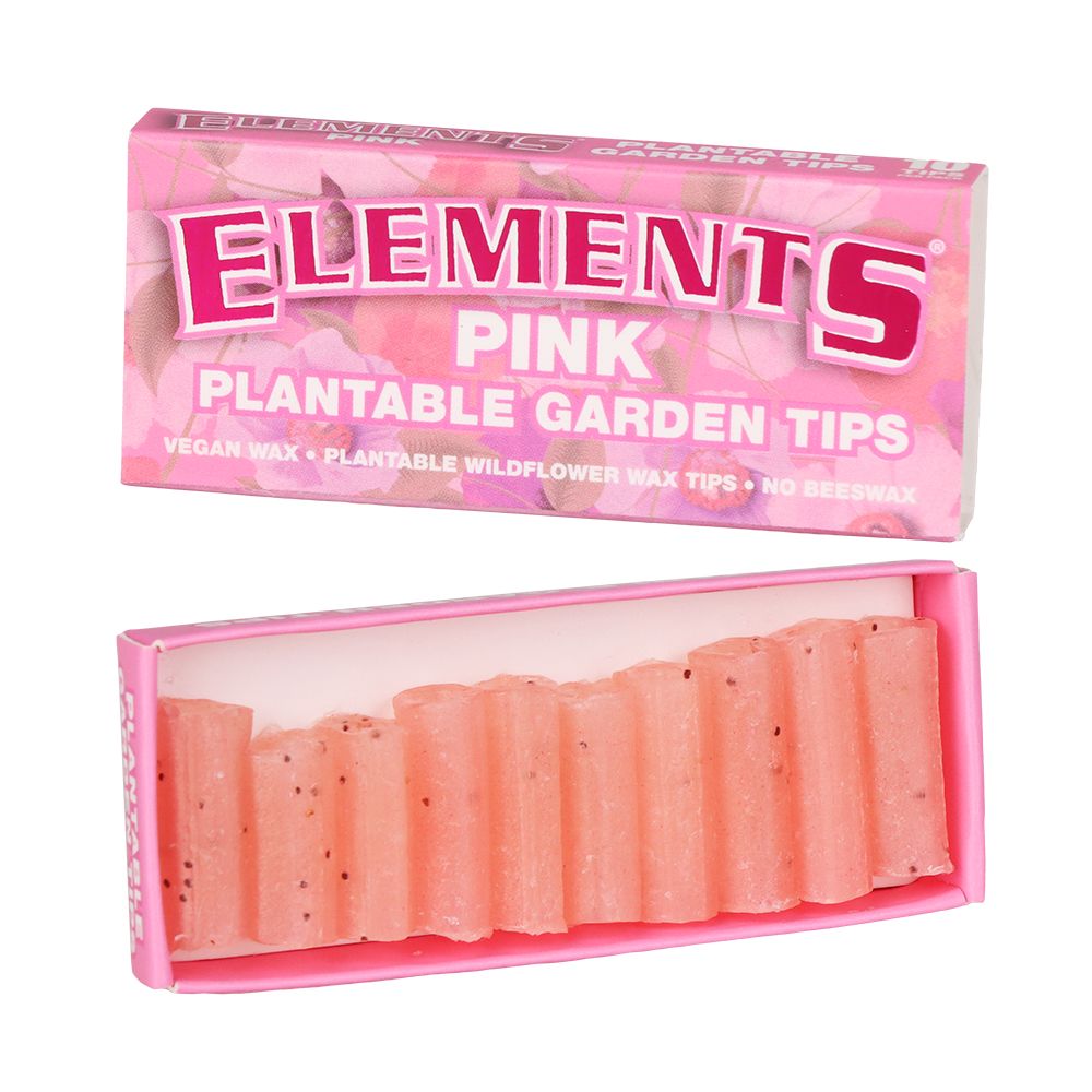 20CT DISPLAY - Elements PINK Plantable Garden Tips - 10pc