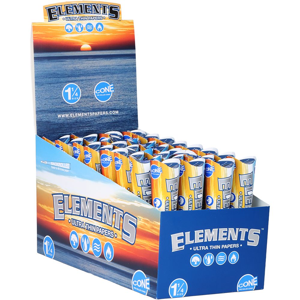 Elements Ultra Thin Pre-Rolled Cones | 32pk