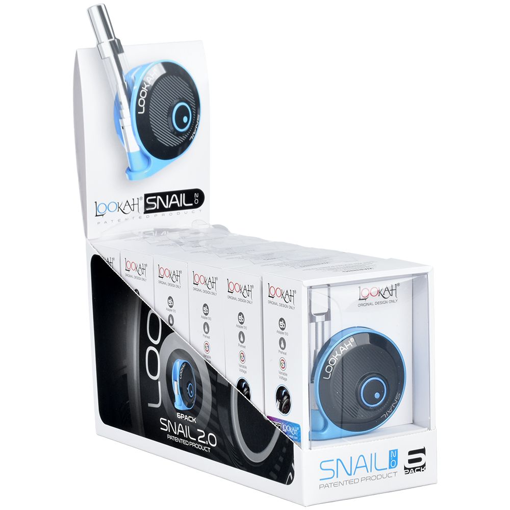 Lookah Snail 2.0 Variable Voltage 510 Vape Battery | 6pcs