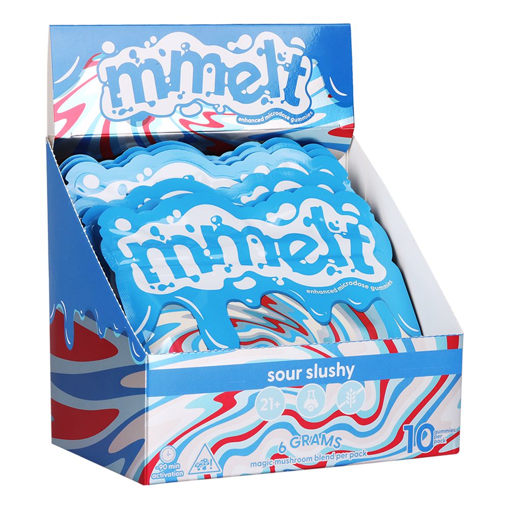 Mmelt Microdose Mushroom Gummies | 6g | 10pc | 6pk Display