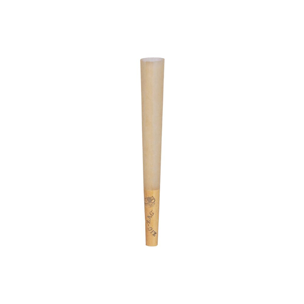 24CT DISPLAY - Zig Zag Pre-Priced Unbleached Cones - 1 1/4 / 2pc