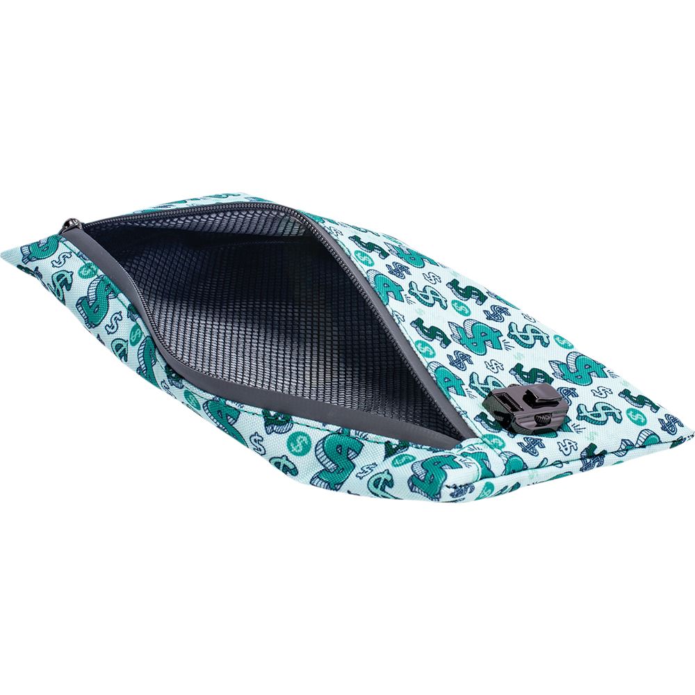 Smell Proof Zippered Fabric Pouch | 11" x 6"