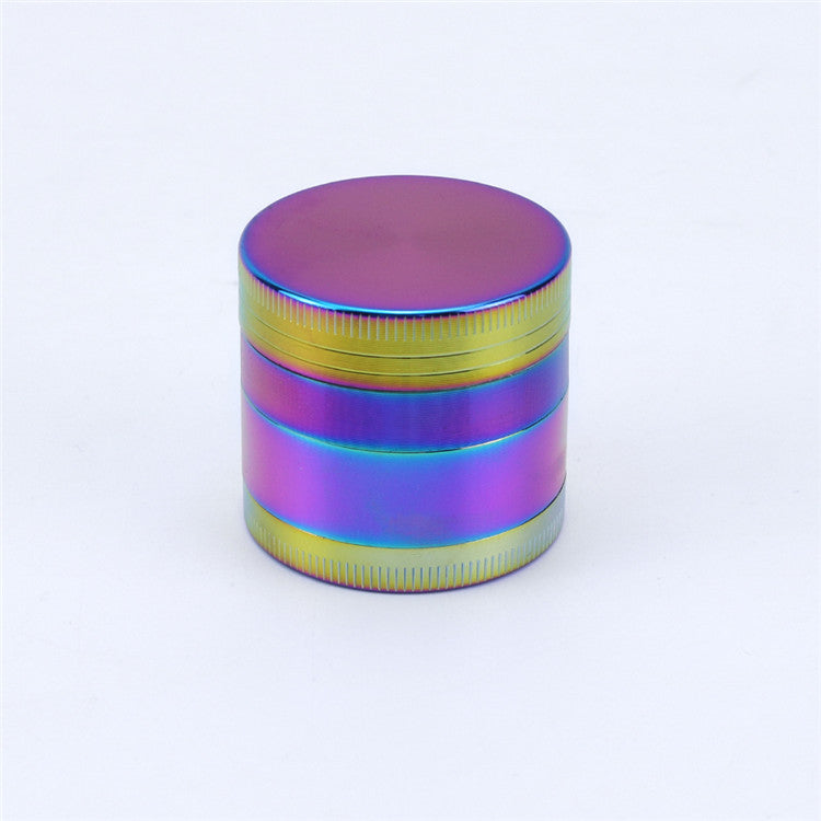 Zinc Alloy Iridescent 4 Piece Metal Grinder
