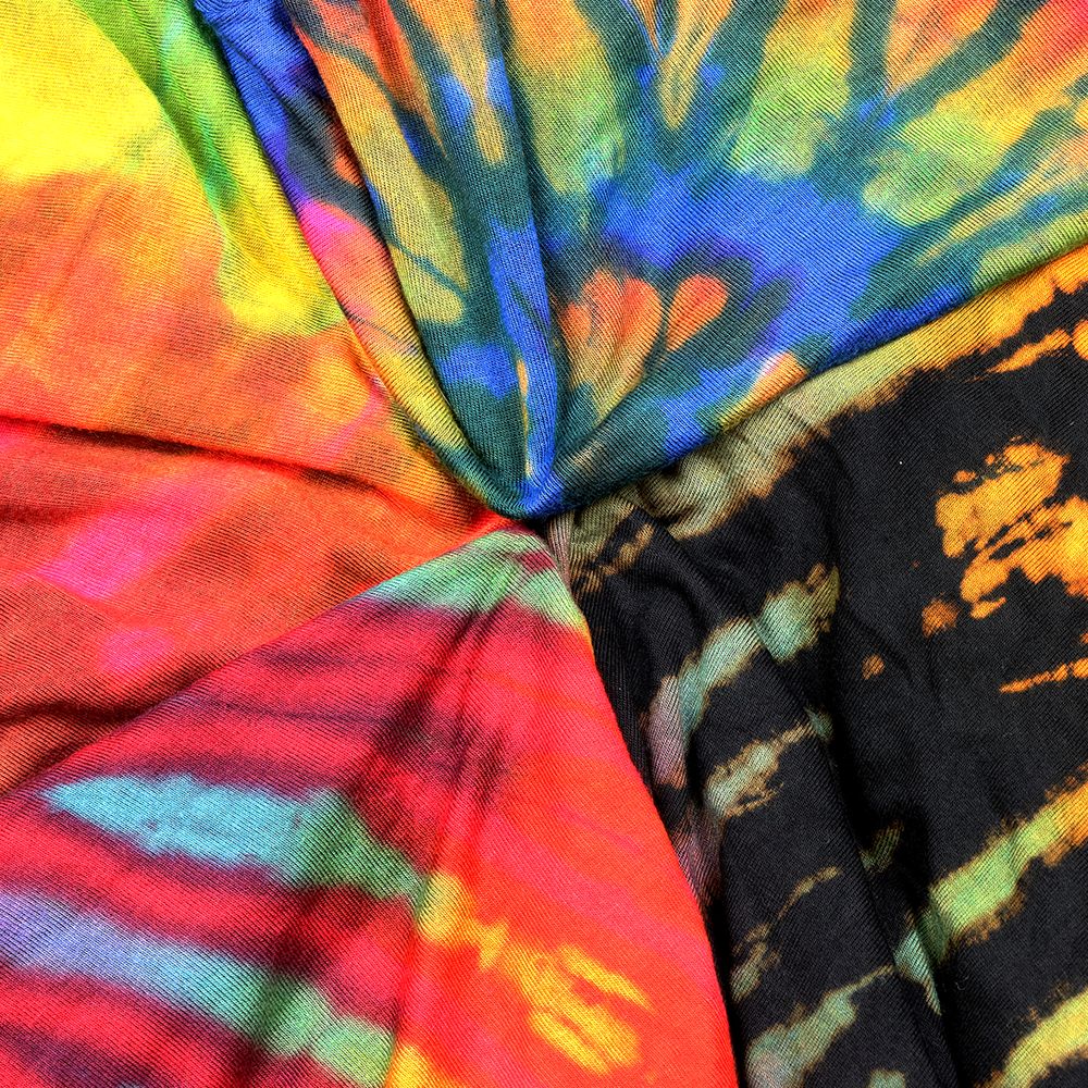 Tie Dye Tank Top Mini Dress - One Size / 25" / Colors Vary