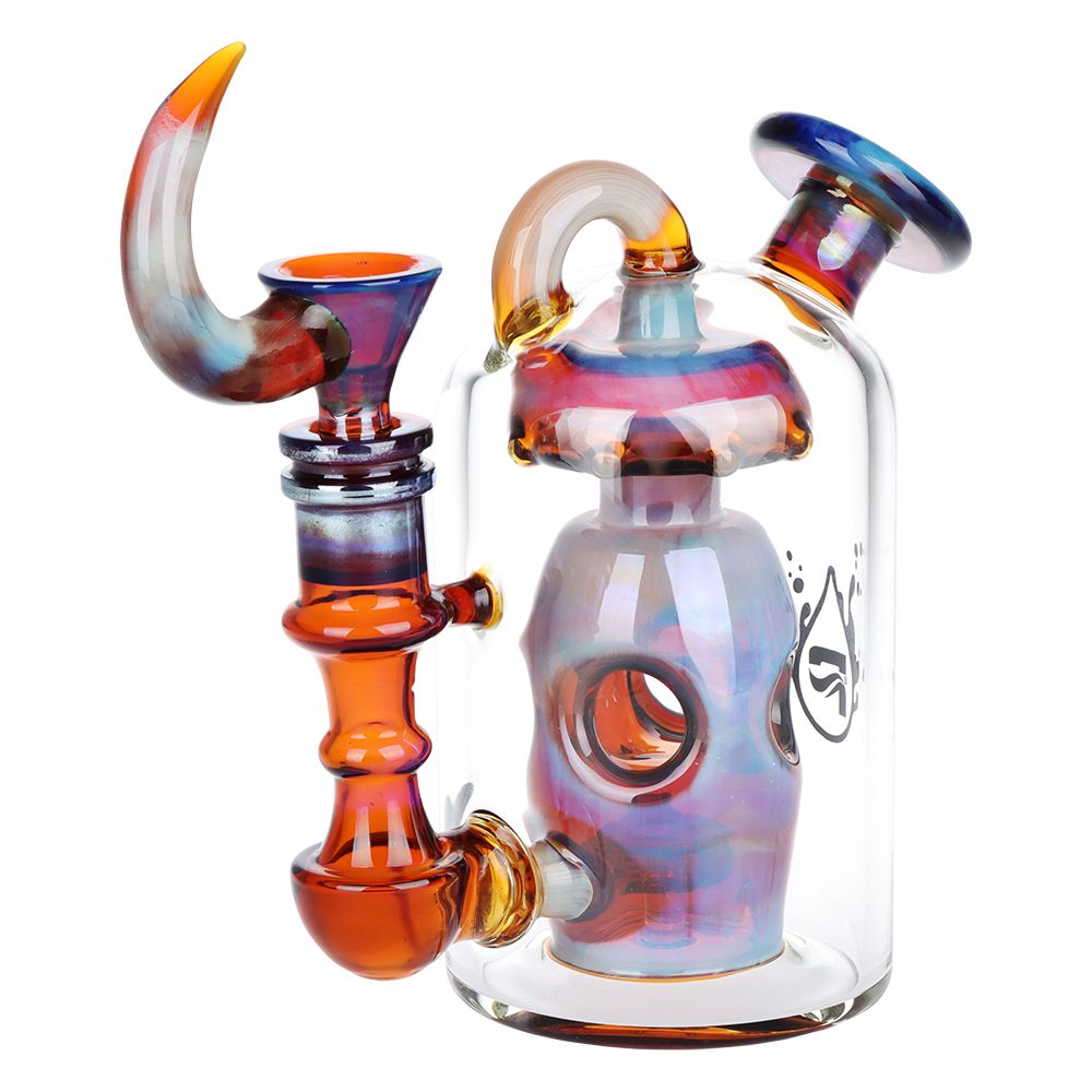 Pulsar Unholy Lantern Incycler Glass Water Pipe - 6" / 14mm F / Colors Vary