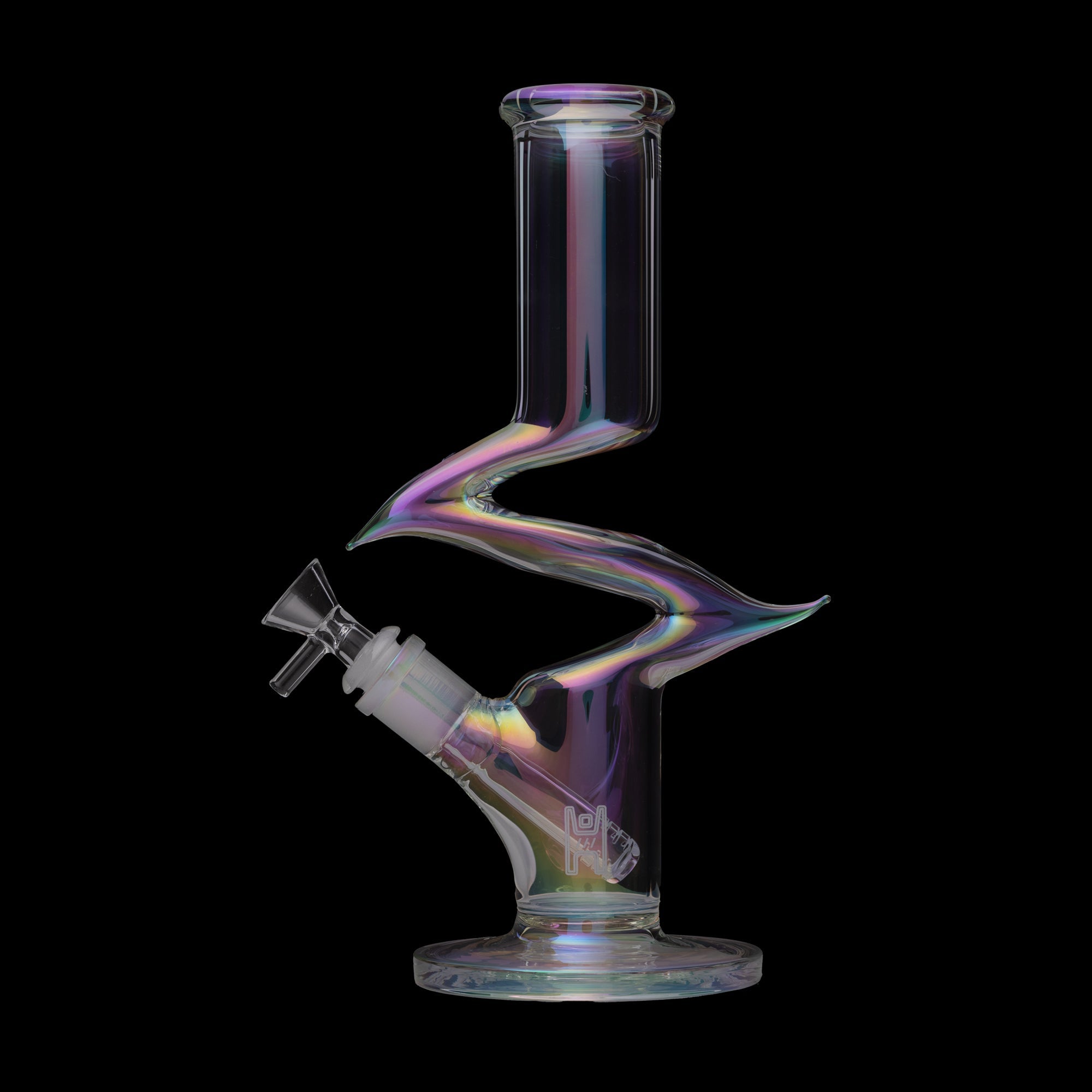 Human Grade Iridescent Zing Water Pipe