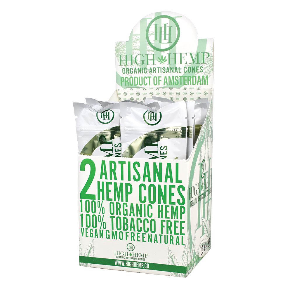 High Hemp Organic Artisanal Cones | 2pc | 15pk Display
