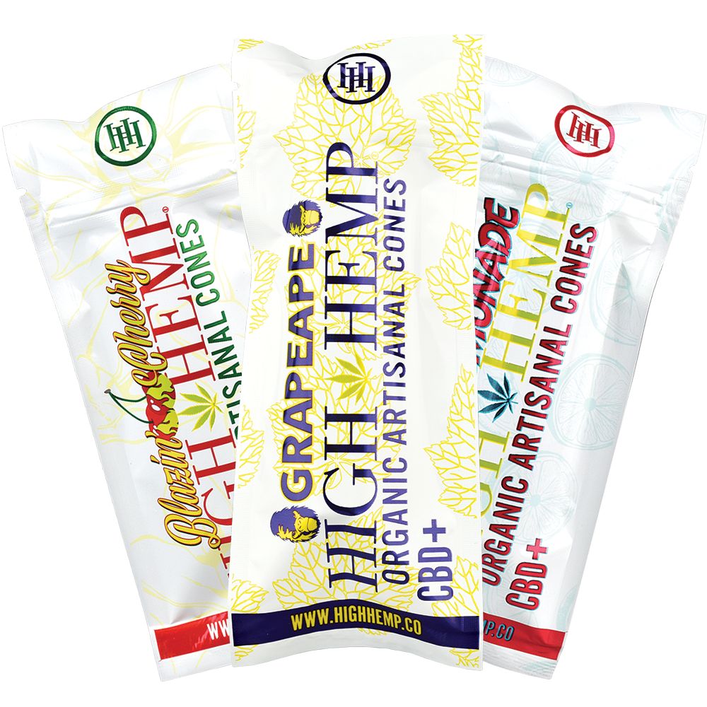 High Hemp Organic Artisanal Cones | 2pc | 15pk Display