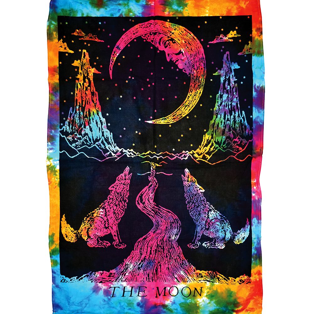 Trippy Sheetz The Moon Tapestry - 55"x85"