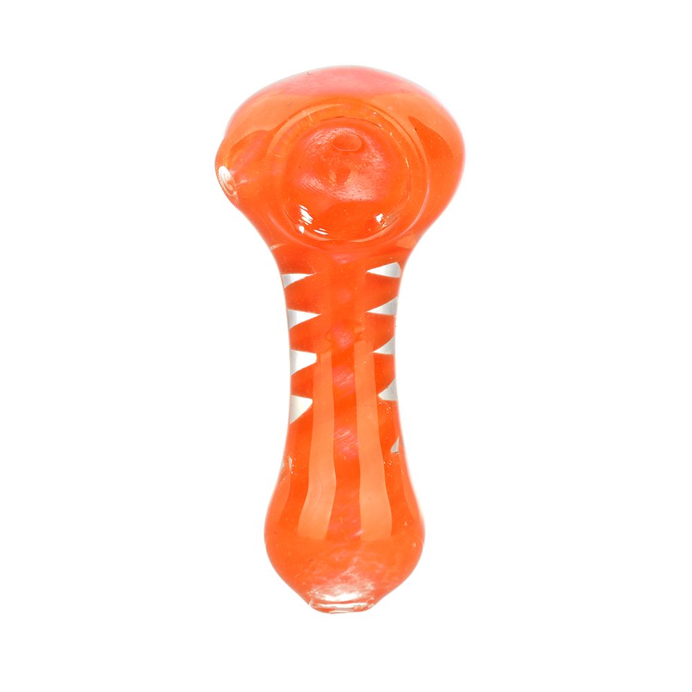 Simple Twist Up Glass Spoon Pipe - 3" / Colors Vary