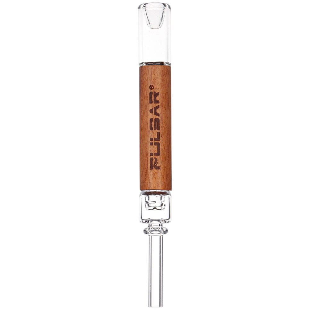 12CT DISPLAY - Pulsar Quartz & Rosewood Deco Dab Straw - 5.75"