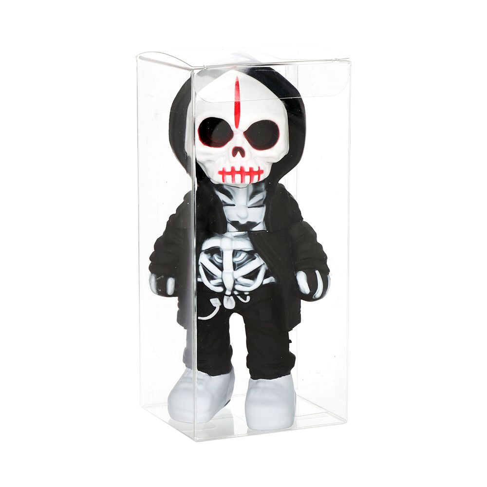 6CT DISPLAY - Scary Skully Boyz Aluminum Grinder - 4pc / 1.5" / Assorted Colors