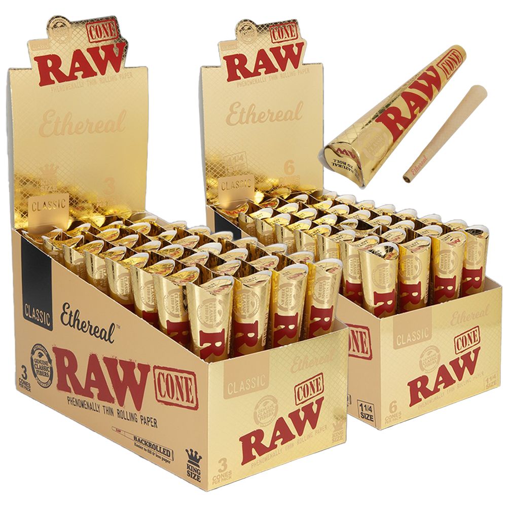 RAW Ethereal Cones | 32pk Display