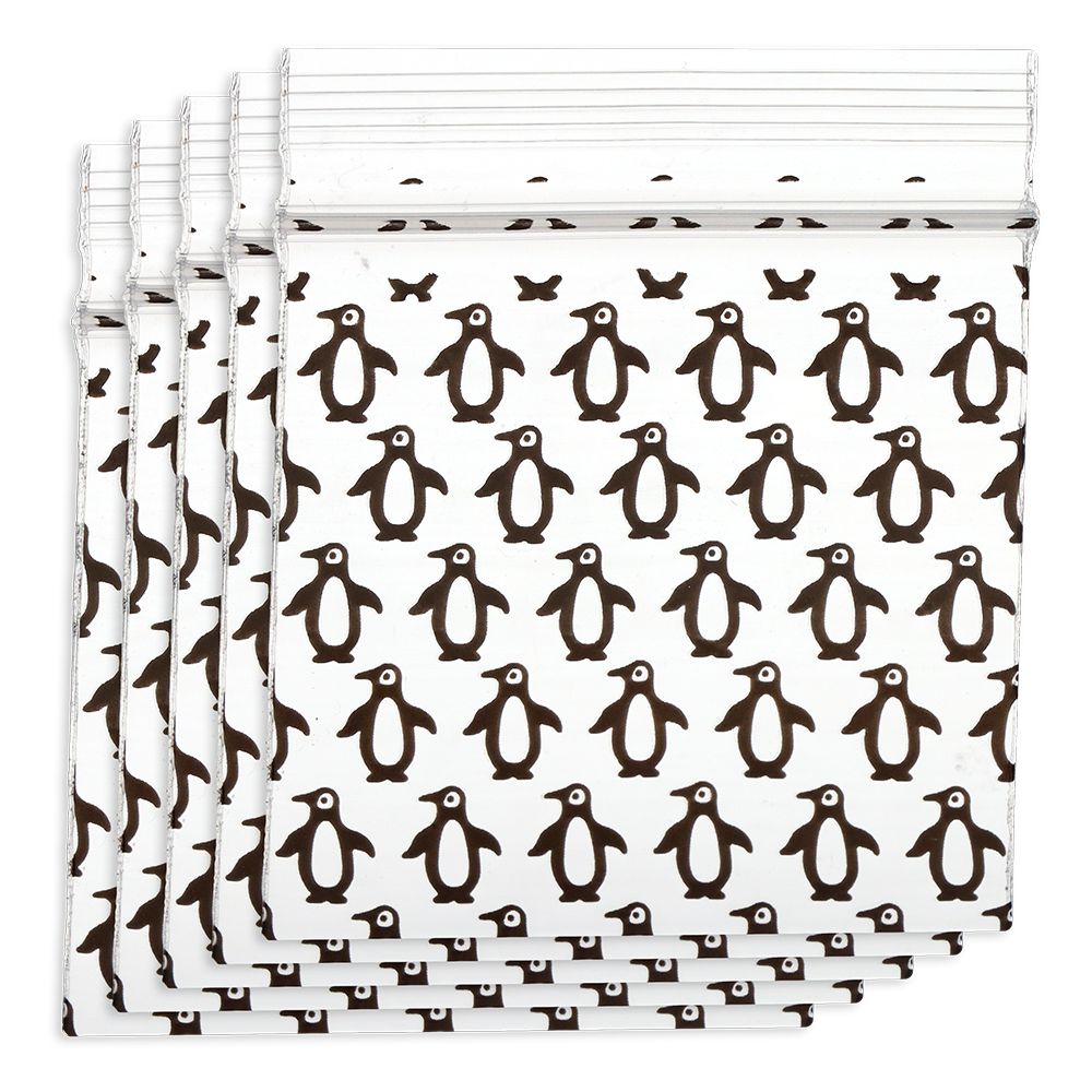 Designer Recloseable Zip Top Plastic Bags | 1000ct Bundle