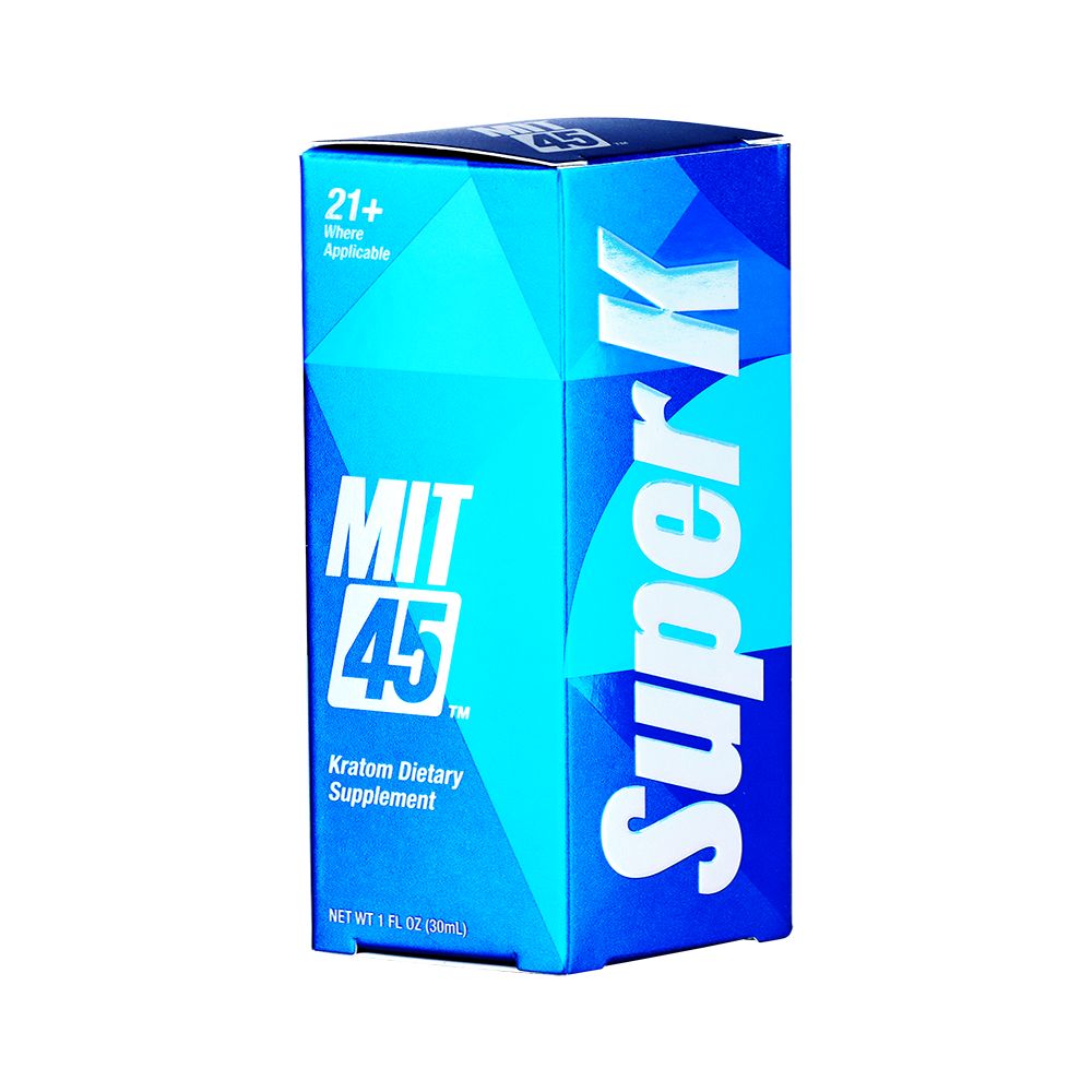 12CT DISPLAY - MIT45 Super K Kratom Shot - 150mg / 30ml