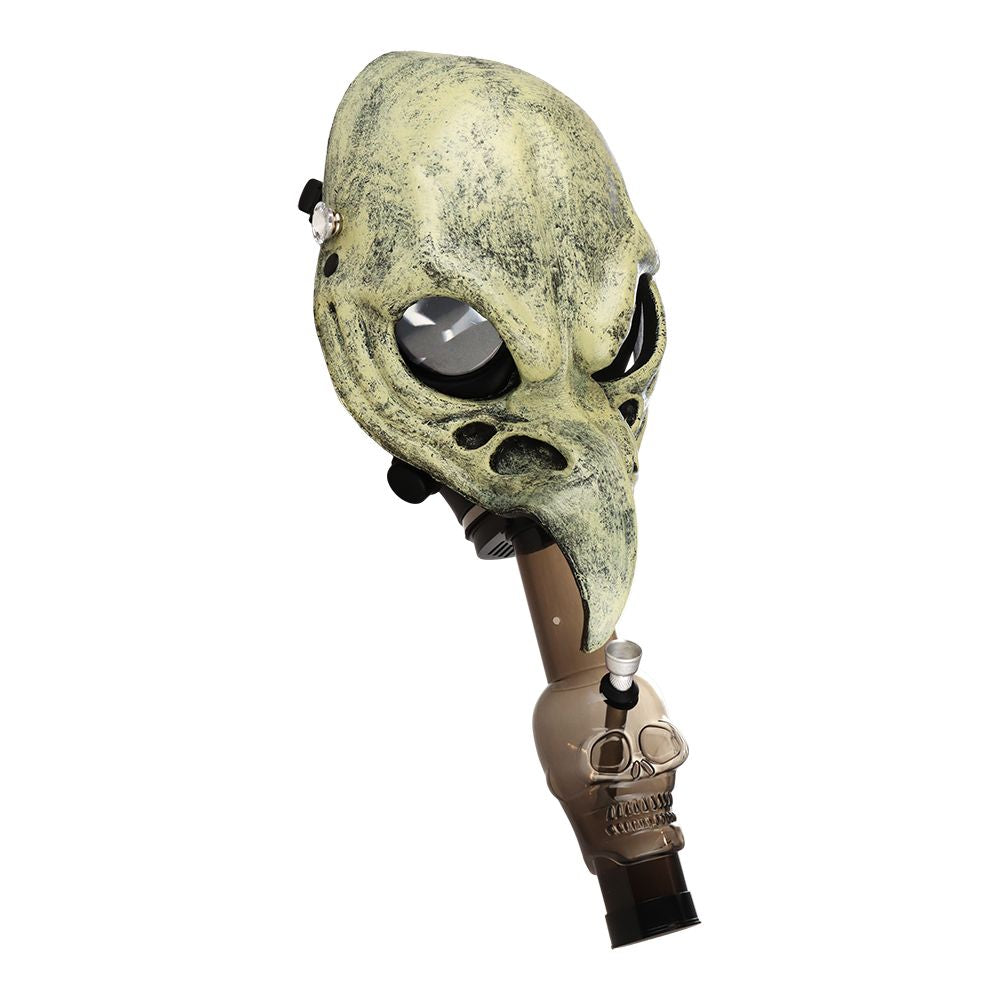 Gas Mask with Acrylic Water Pipe | 8"