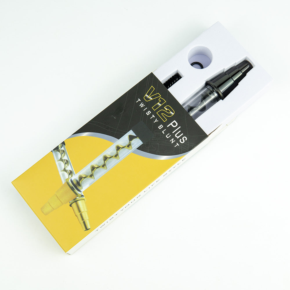 Glass Blunt Hand Pipe - Multiple Colors 5"