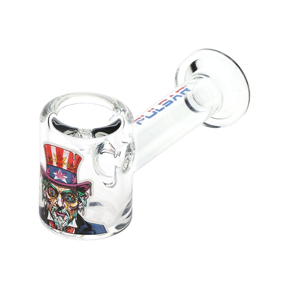 Pulsar Melting Uncle Sam Glass Hand Pipe - 4.5"