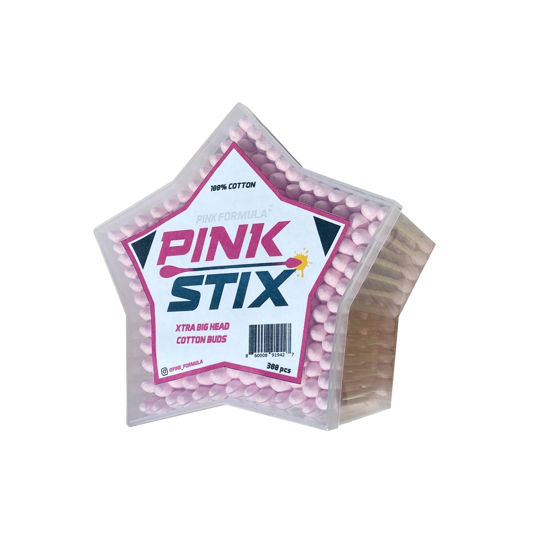Pink Stix - XL Cotton Heads: Single Pack