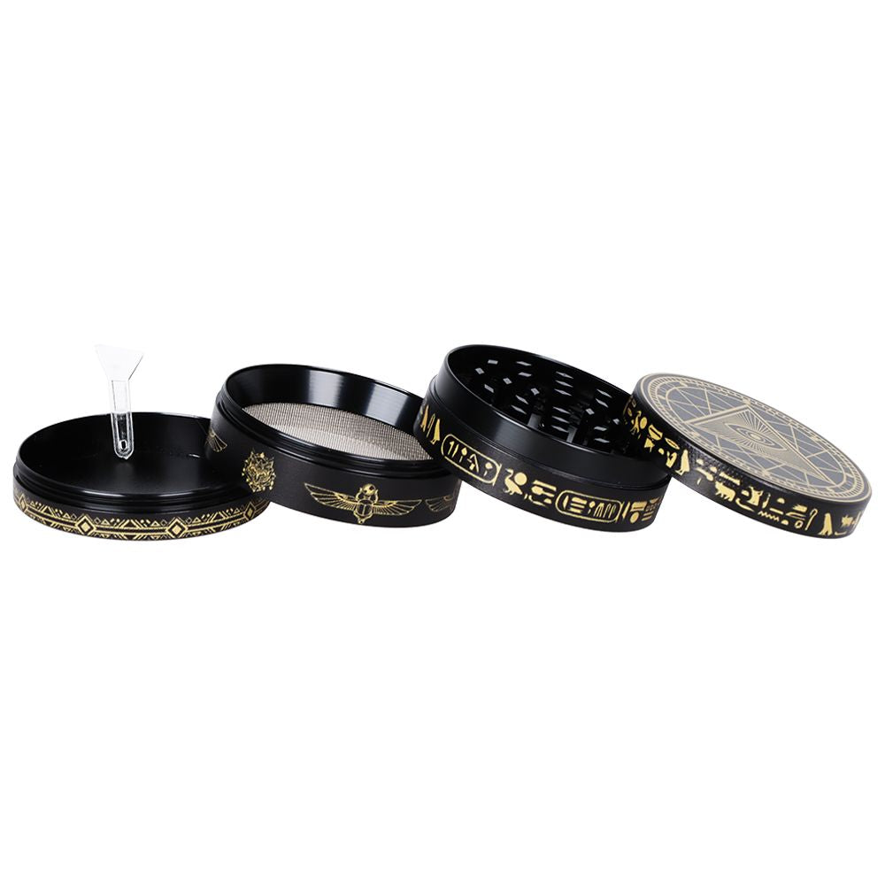 All-Seeing Eye Metal Grinder - 4pc / 2.5" 12ct